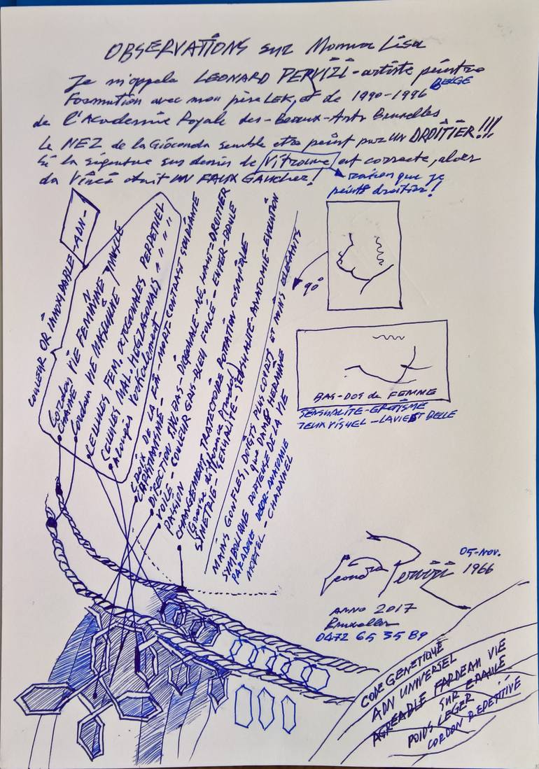Original Documentary Pop Culture/Celebrity Drawing by Pervizi Leonard