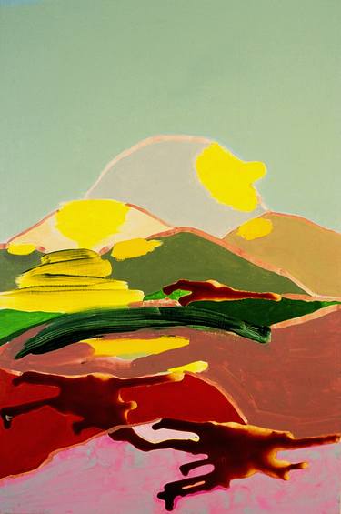 Original Abstract Landscape Paintings by Molly Gunther