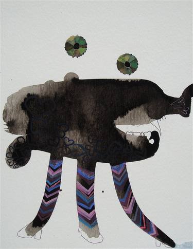 Original Abstract Animal Paintings by Molly Gunther