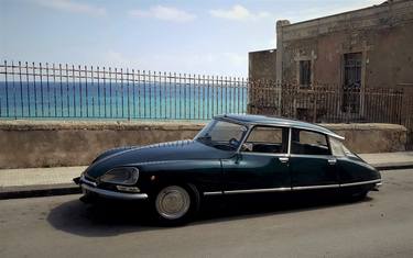 Citroen DS green - Limited Edition of 15 thumb