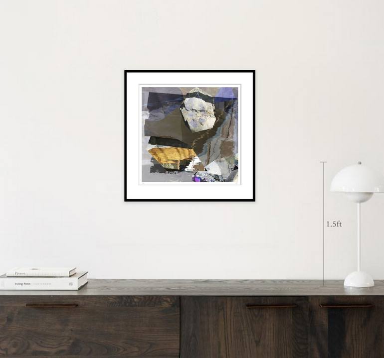 Original Cubism Abstract Printmaking by Stefan Fransson