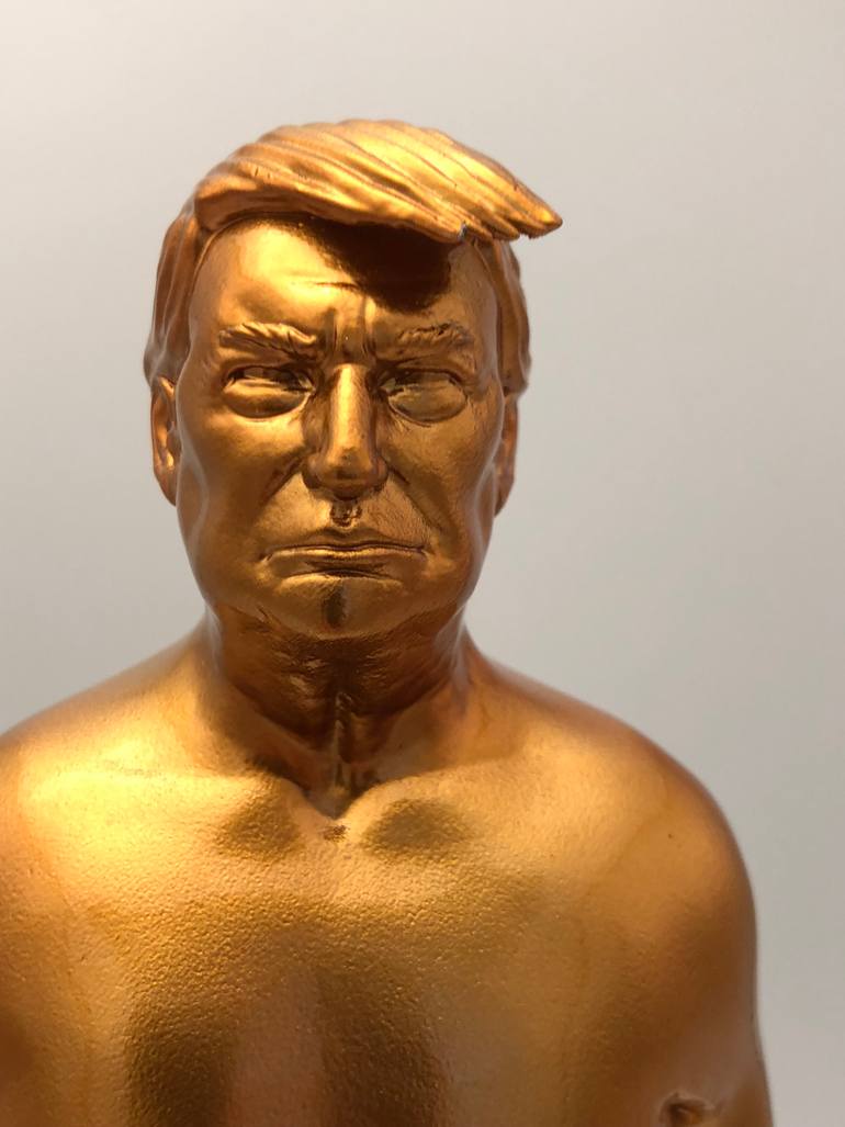 Original Modernism Pop Culture/Celebrity Sculpture by George U
