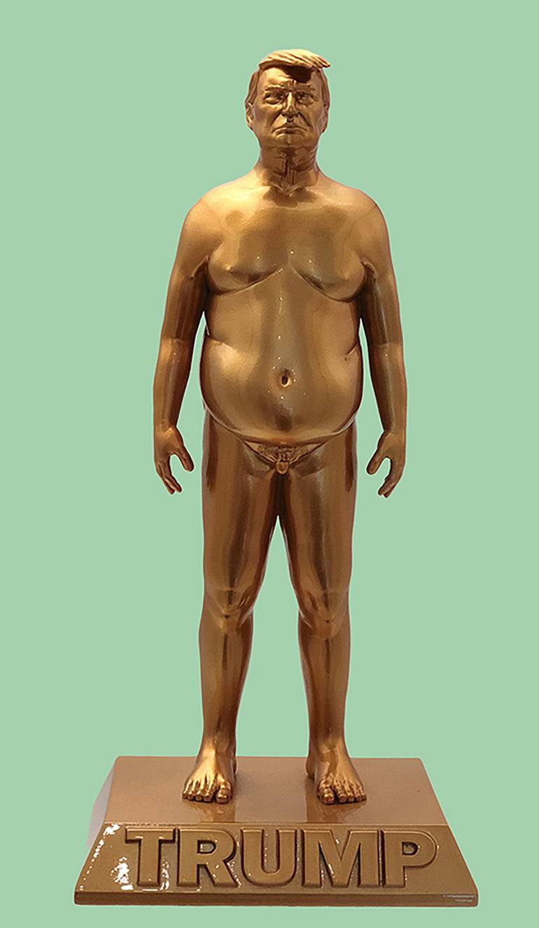 Original Modernism Pop Culture/Celebrity Sculpture by George U