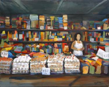 Original Figurative Rural life Paintings by Miguel Crespo
