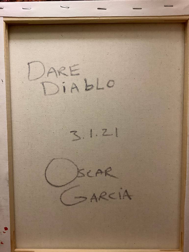 Original Abstract Pop Culture/Celebrity Painting by Oscar Garcia