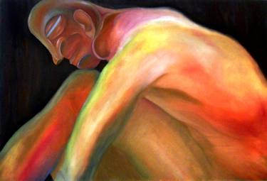 Original Expressionism Nude Paintings by Fabio Garcia