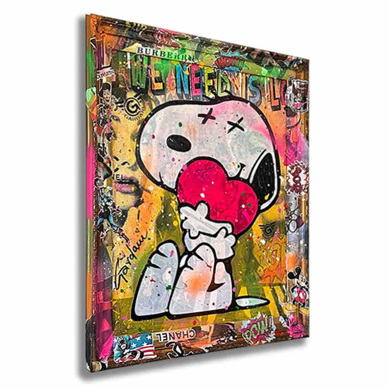 Original Pop Art Cartoon Painting by Gardani Art