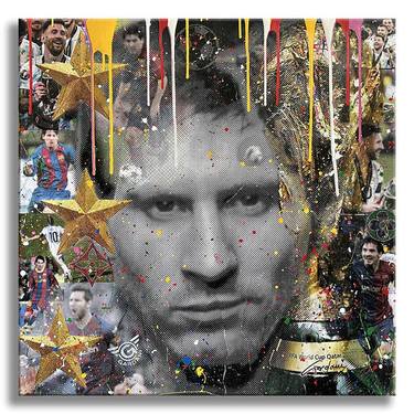 Messi the Best – Original Painting on canvas thumb