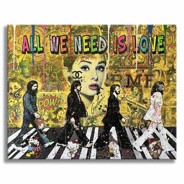 Each morning Beatles – Original Painting on canvas thumb