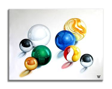 Crystal universe – Original Painting, Oil on Canvas thumb