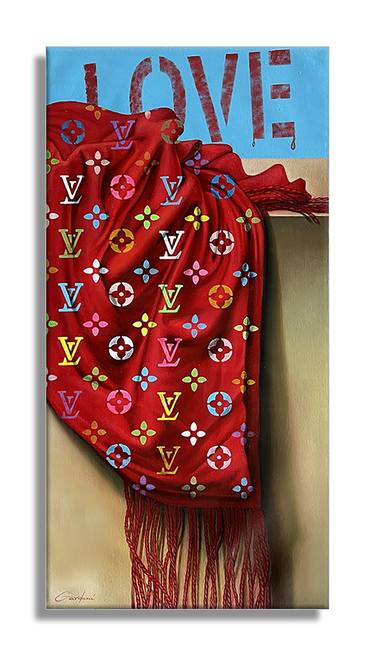 LOUIS VUITTON airplane #2 Painting by CHEEKY BUNNY POP ART