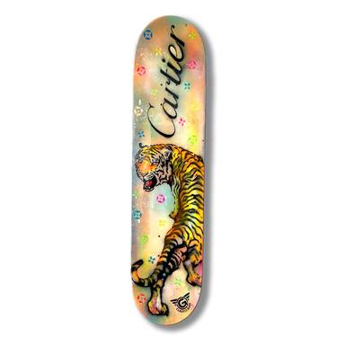 Cartier-Skateboard – Original Painting on Skateboard thumb