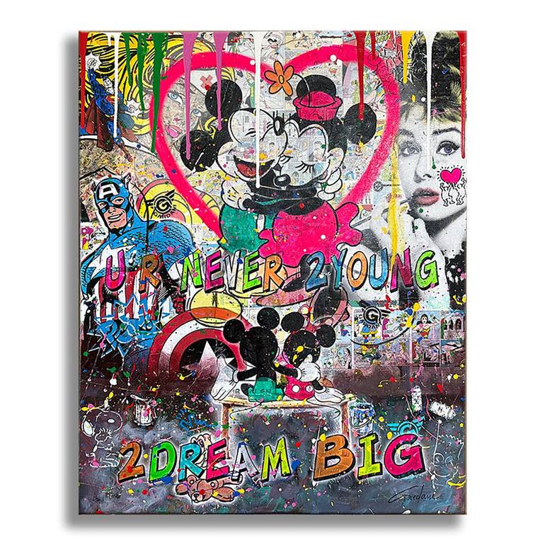 Original Pop Art Cartoon Paintings by Gardani Art