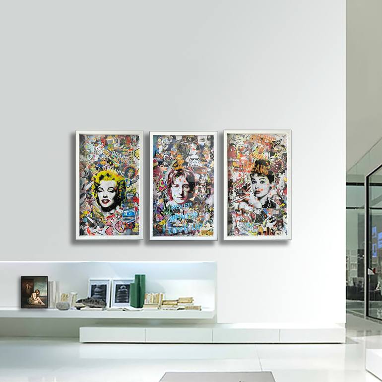 Original Pop Art Celebrity Paintings by Gardani Art