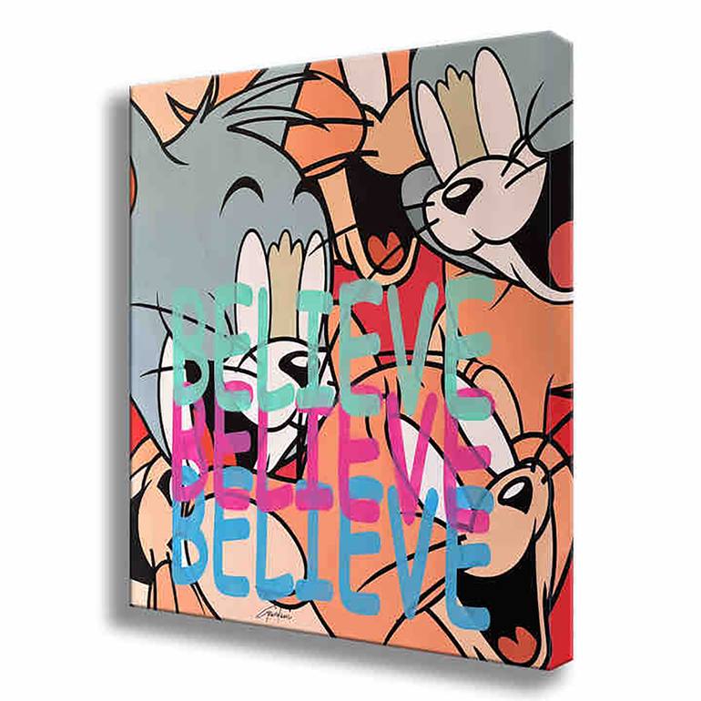 Original Pop Art Cartoon Printmaking by Gardani Art