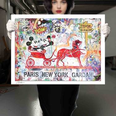 Original Pop Art Fashion Printmaking by GARDANI ART