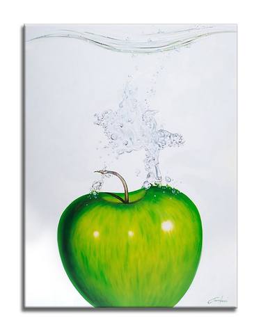 Green Apple 2 - Canvas - Limited Edition thumb