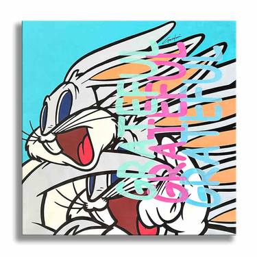 Bugs Bunny Way Out -  Original Painting on Canvas thumb