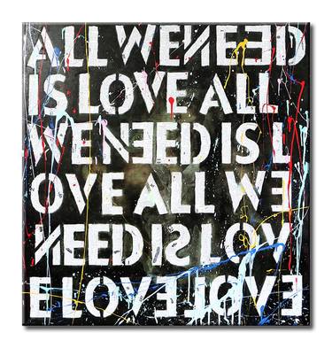 All we need is Love 2 - Canvas - Limited Edition thumb