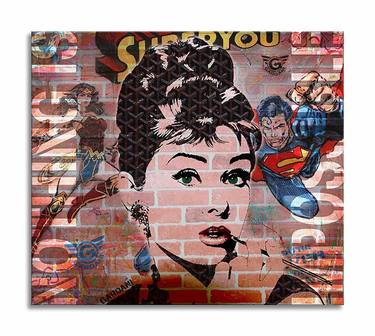 Audrey - Wonder Woman - Canvas - Limited Edition thumb