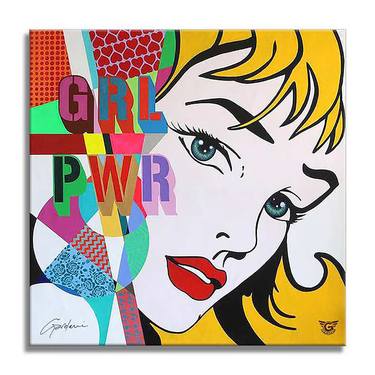Original Pop Art Women Printmaking by GARDANI ART