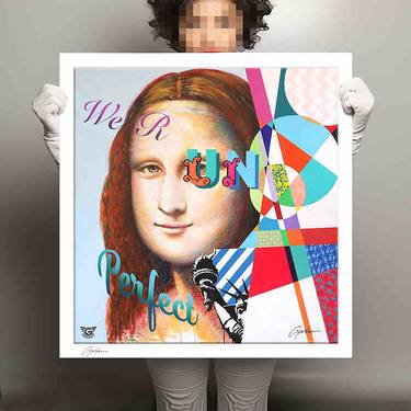 Mona Lisa We R Un-Perfect - Canvas - Limited Edition thumb