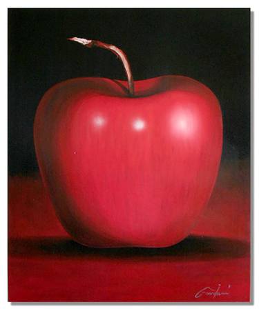 Red apple 2 - Canvas - Print Limited Edition thumb