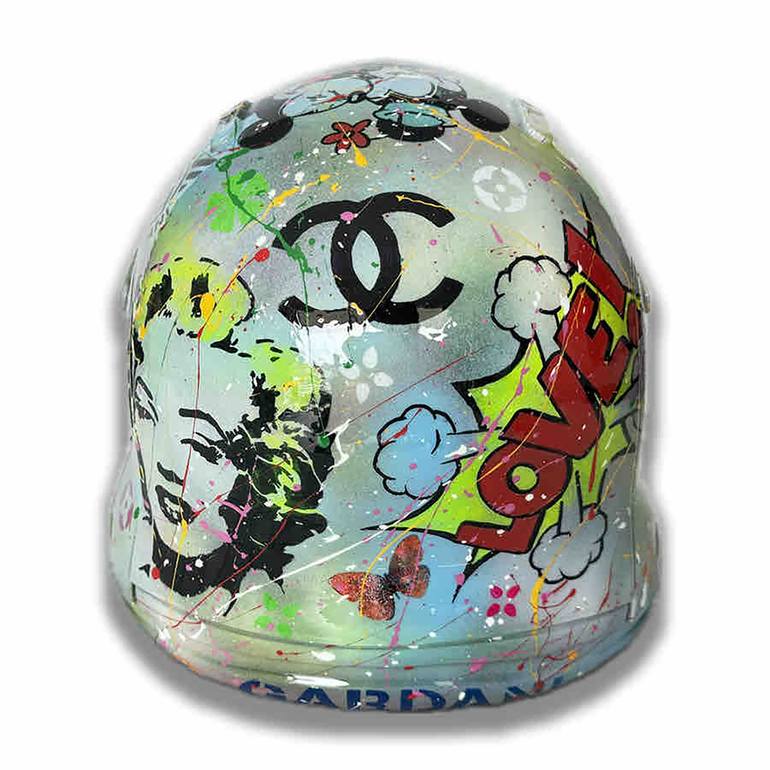 Original Pop Art Love Sculpture by Gardani Art
