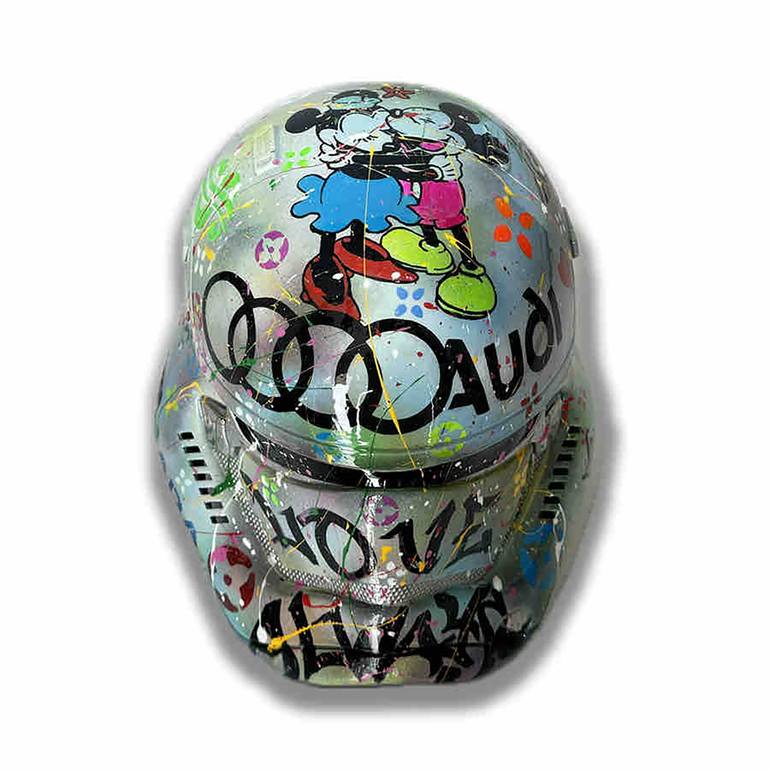 Original Pop Art Love Sculpture by Gardani Art