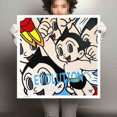 Astro Boy Evolution - Canvas - Giclee Print thumb