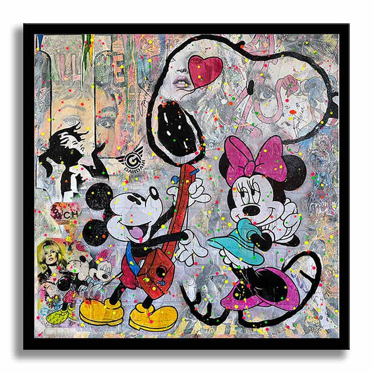 Original Pop Art Cartoon Painting by Gardani Art