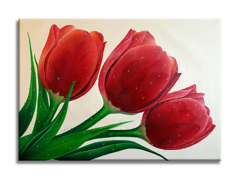 Original Realism Floral Paintings by Gardani Art