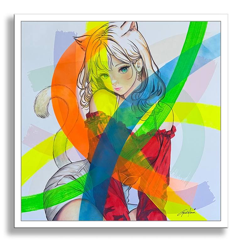 Original Pop Art Women Painting by Gardani Art