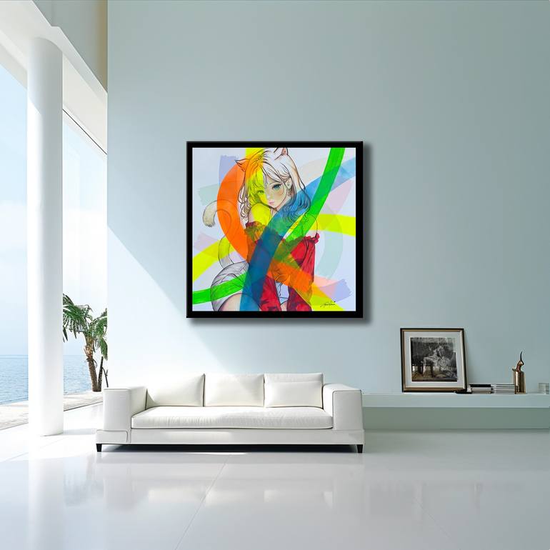 Original Pop Art Women Painting by Gardani Art