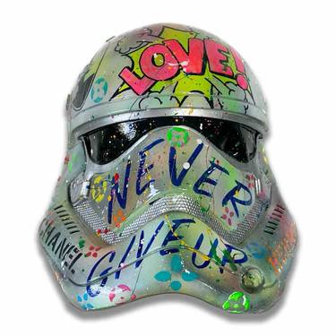 Original Pop Art Love Sculpture by Gardani Art