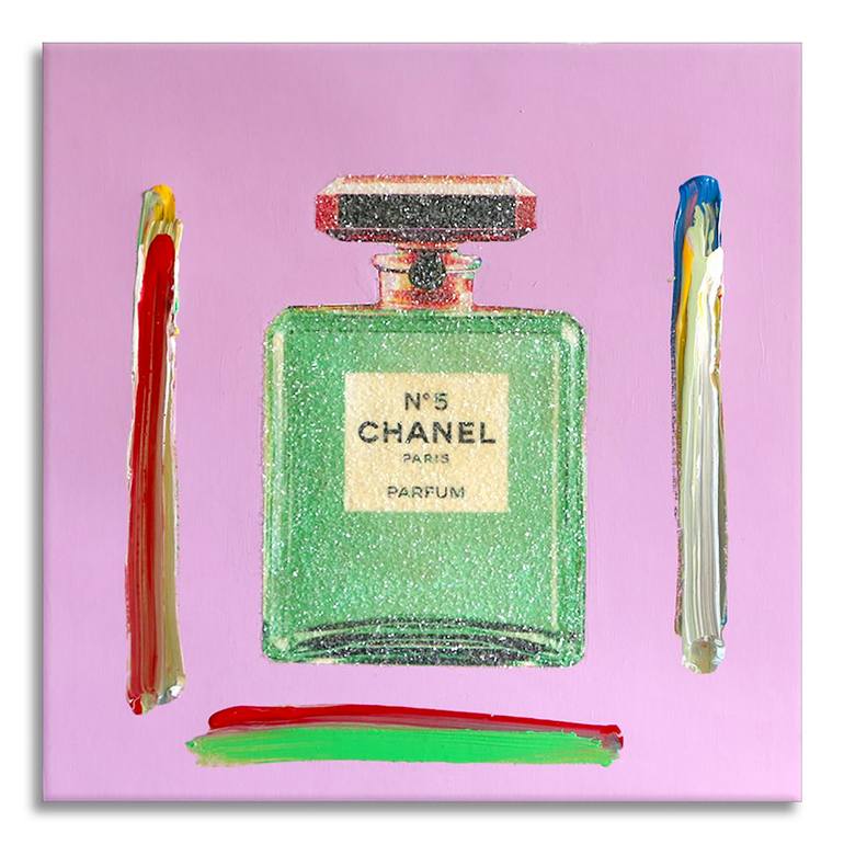 Original Fashion Printmaking by Gardani Art  Pop Art Art on Paper  Chanel Time  Paper  Limited Edition