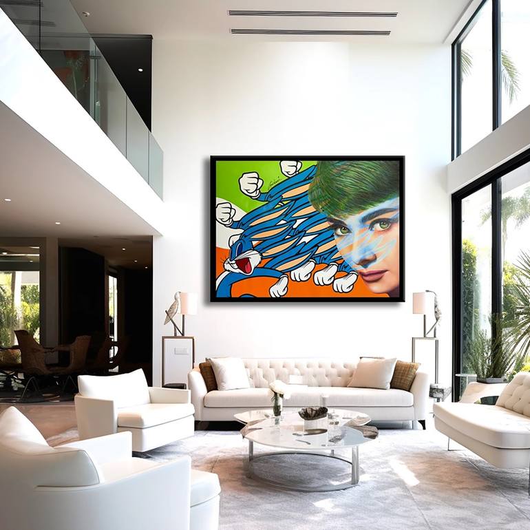 Original Realism Pop Culture/Celebrity Painting by Gardani Art
