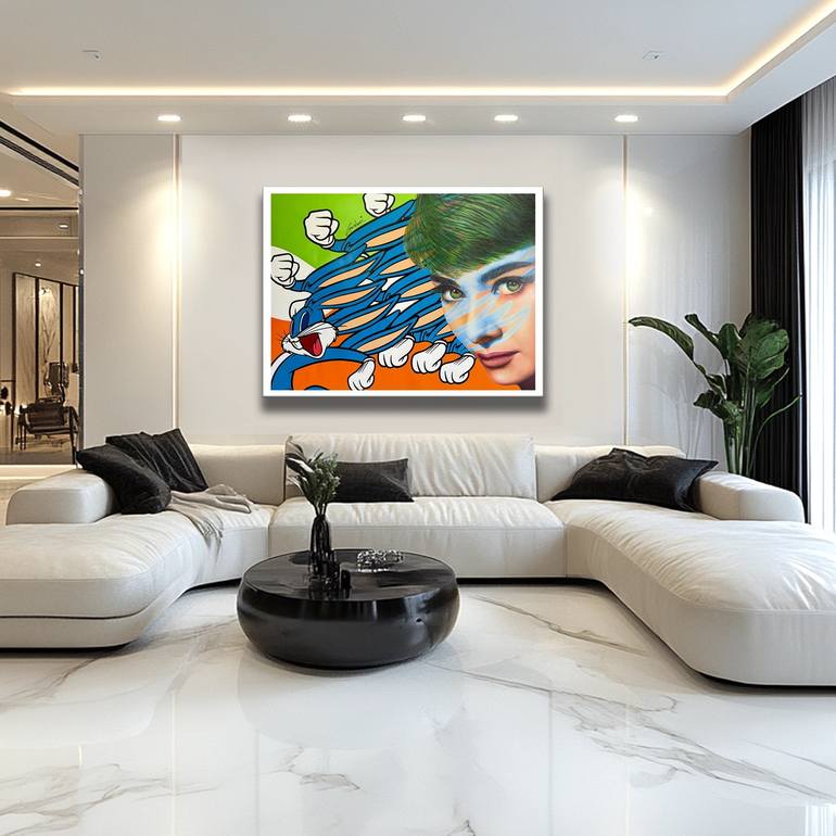 Original Realism Pop Culture/Celebrity Painting by Gardani Art