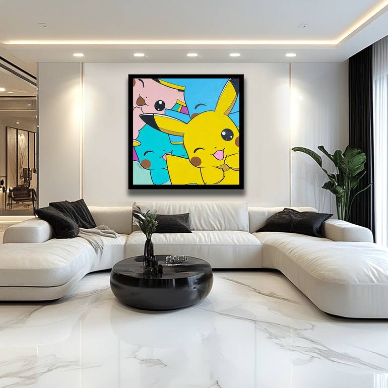 Original Pop Art Cartoon Printmaking by Gardani Art