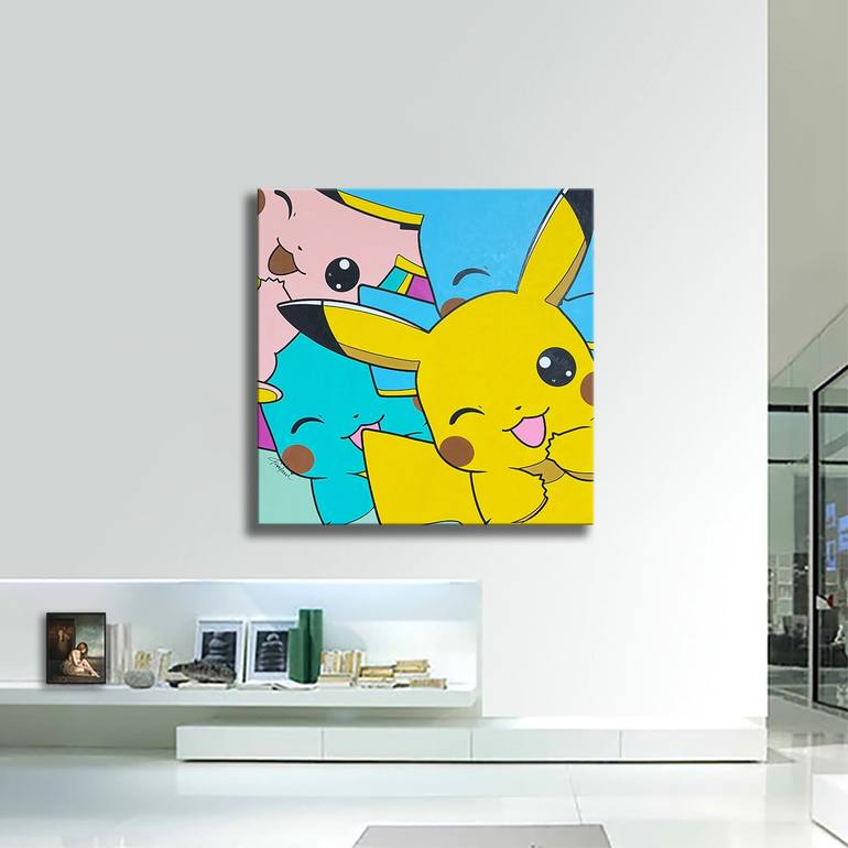 Original Pop Art Cartoon Printmaking by Gardani Art