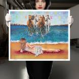 Mares - Canvas - Limited Edtion Giclee Print by GARDANI ART