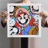 Mario Bross Journey - Paper - Limited Edition Giclee Print by GARDANI ART