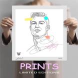 CR7 - Canvas - Limited Edition Giclee Print by GARDANI ART