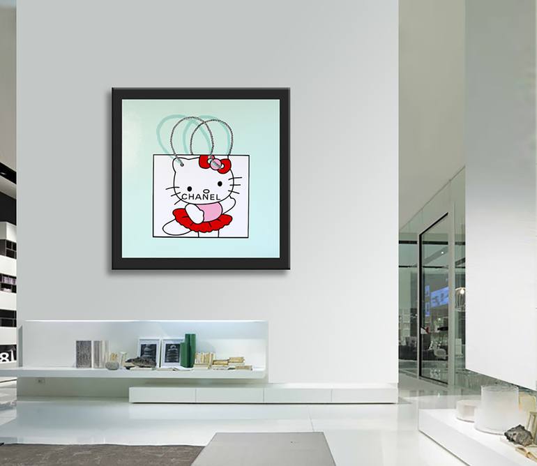 Original Pop Art Comics Painting by Gardani Art