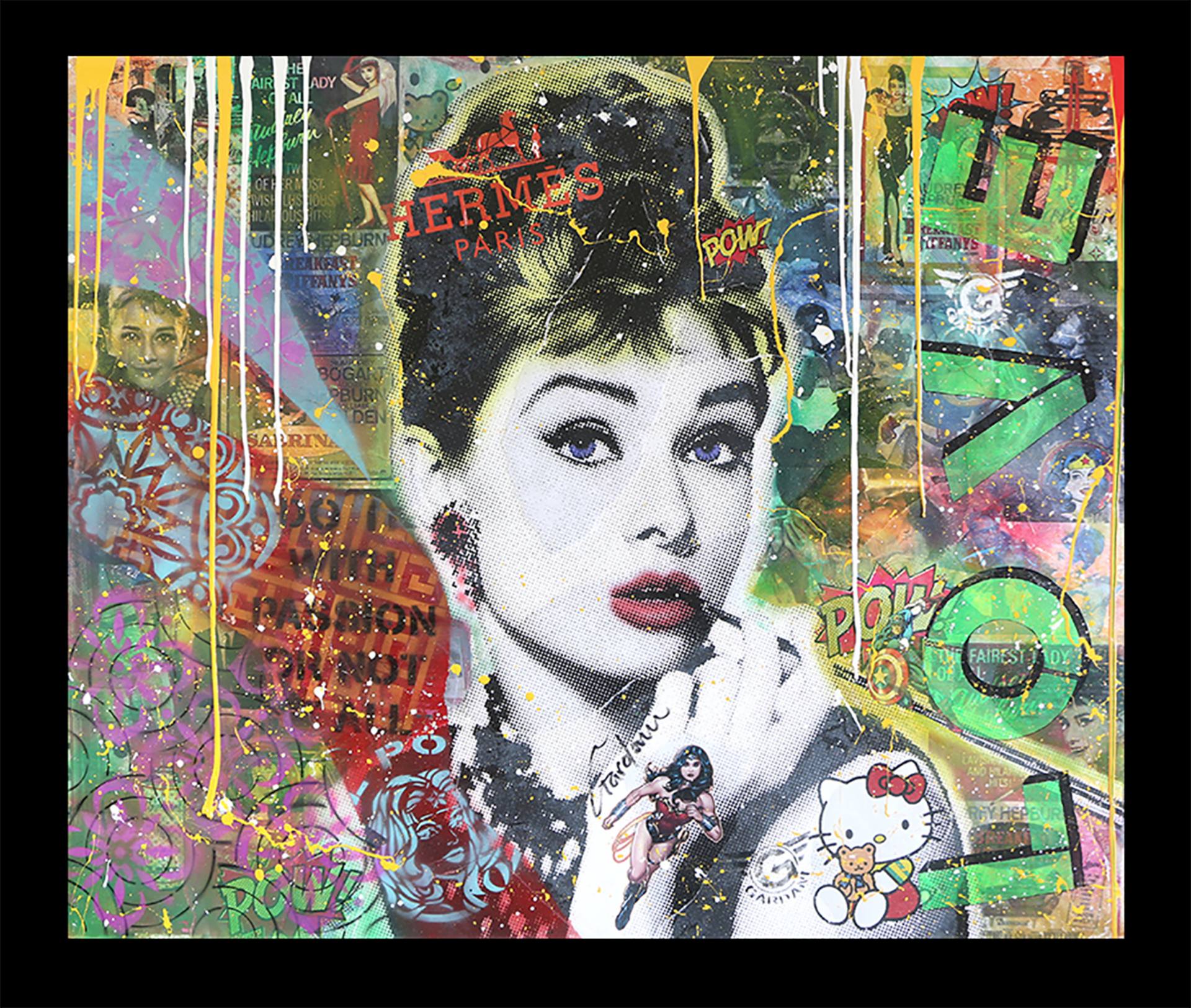 Wow Audrey – Original Painting on canvas by Gardani (2022) : Painting  Acrylic, Oil on Canvas - SINGULART