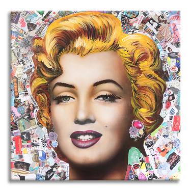 Marilyn Allure -Original Painting on Canvas thumb