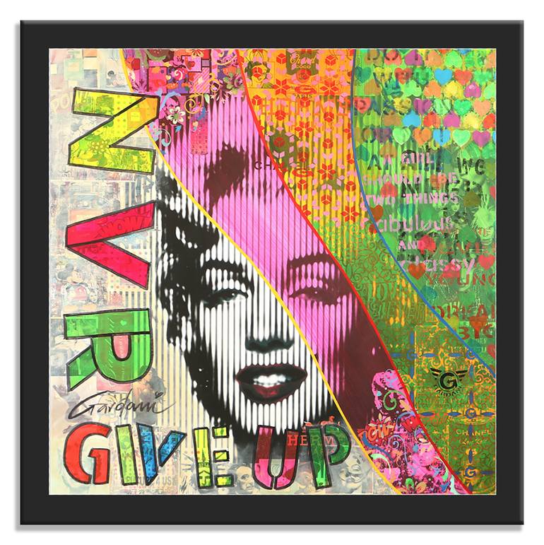 Original Pop Art Portrait Painting by GARDANI ART