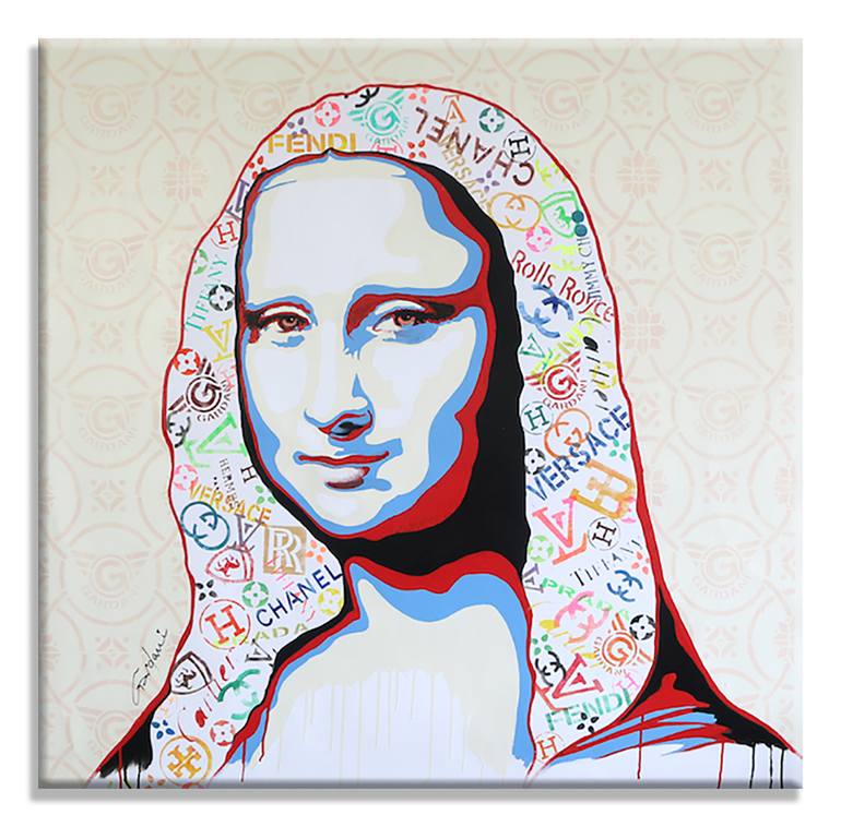 Original Pop Art Portrait Painting by GARDANI ART