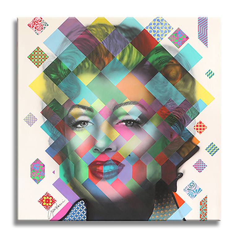 Original Pop Art Portrait Painting by GARDANI ART