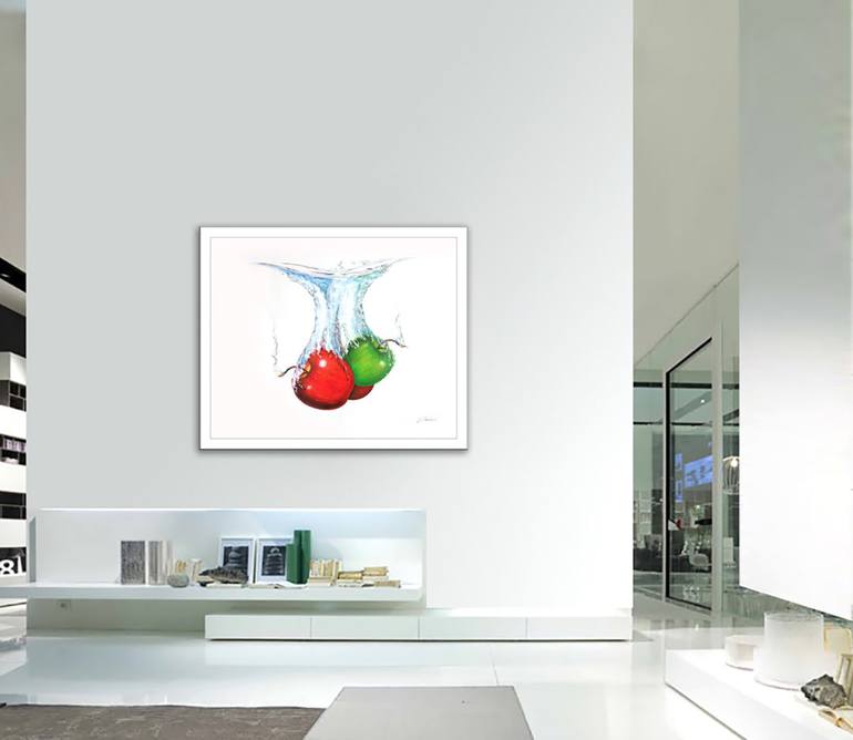 Original fruits Still Life Painting by GARDANI ART